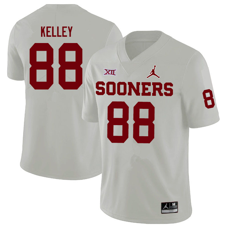 Oklahoma Sooners #88 Jordan Kelley Jordan Brand College Football Jerseys Sale-White